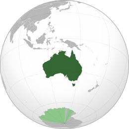 Australia with AAT orthographic projection.svg