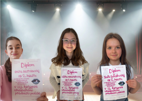 Vyhodnotenie okresného kola recitačnej súťaže Hviezdoslavov Kubín